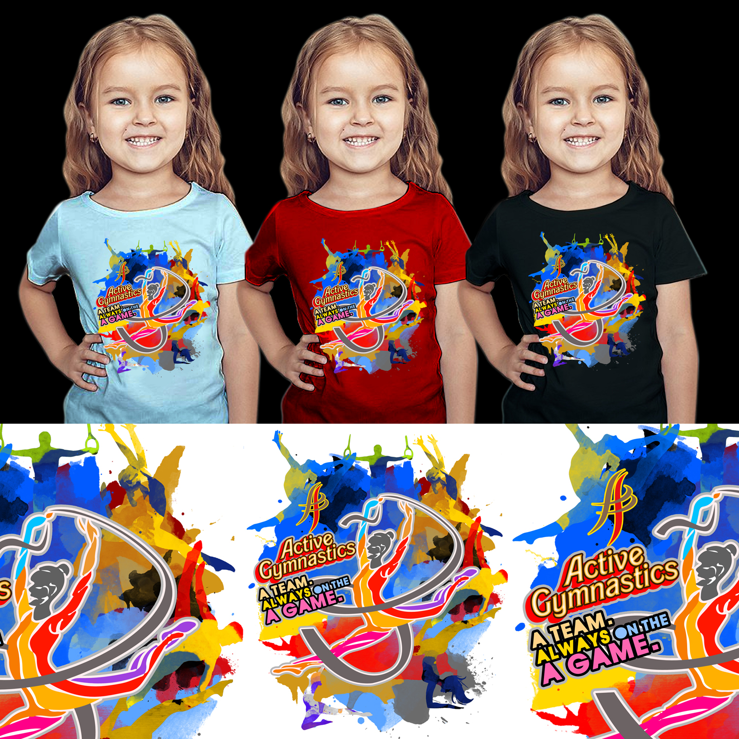 Design de T-shirt par PenArmy pour Active Gymnastcs | Design #17887488