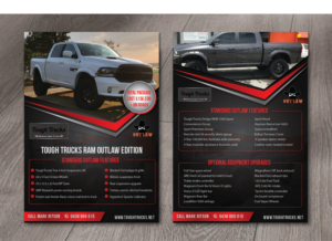 Dodge RAM brochure for Tough Trucks | Flyer Design by alex989