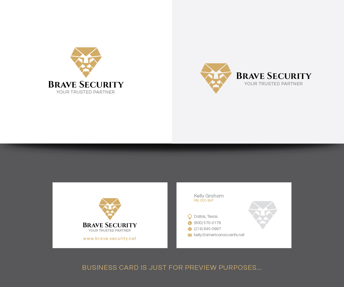 Logo Design by nandkumar for Brave Security | Design #17847986