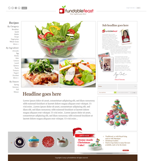 Funding your Foodie Dreams! | Diseño Web por designgreen