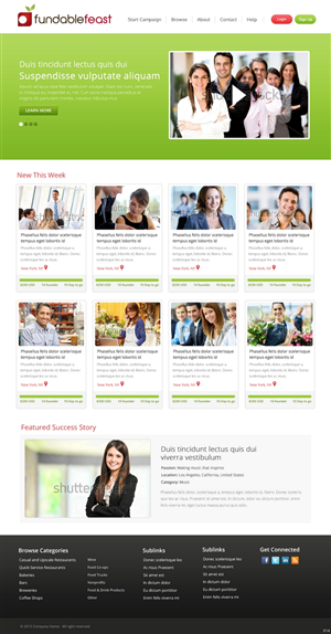 Web Design par pb pour ce projet | Design : #2764893