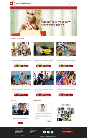 Web Design par pb pour ce projet | Design : #2770330