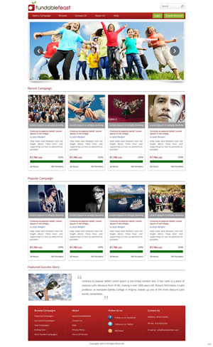 Web Design par pb pour ce projet | Design : #2770339