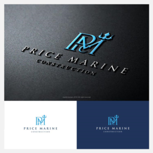 Price Marine Construction | Logo Design by madeli