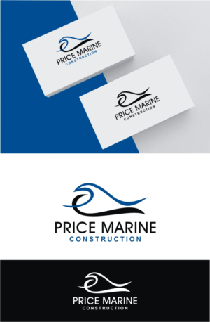 Logo Design by e-graphics for Price Marine Construction Inc.  | Design: #17848850