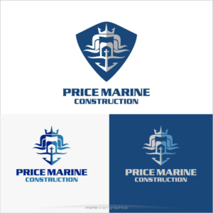 Price Marine Construction | Logo Design by vladst2004