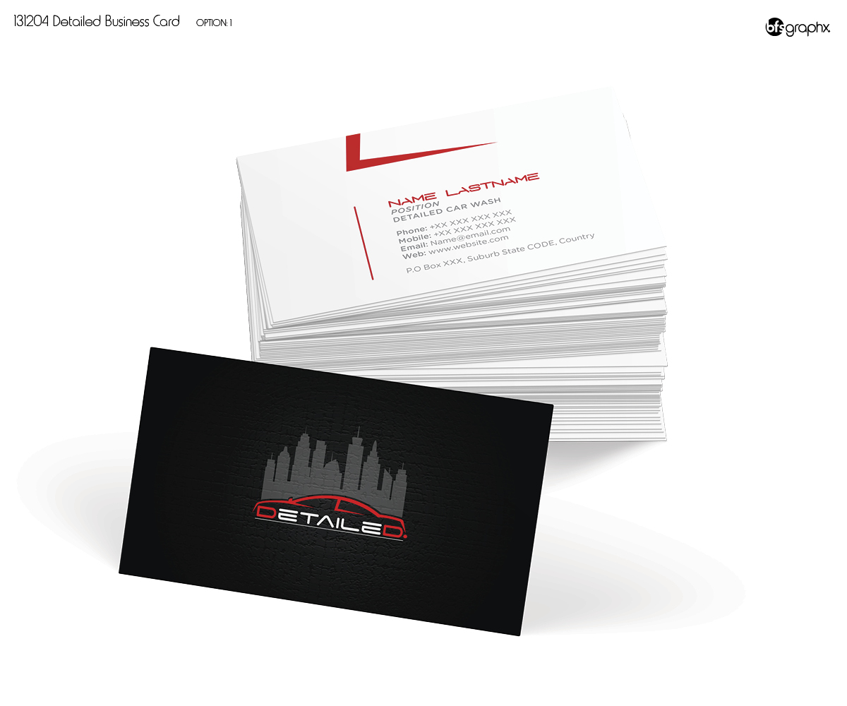 Business Card Design by Stolen Bee for Detailed. | Design #2767338