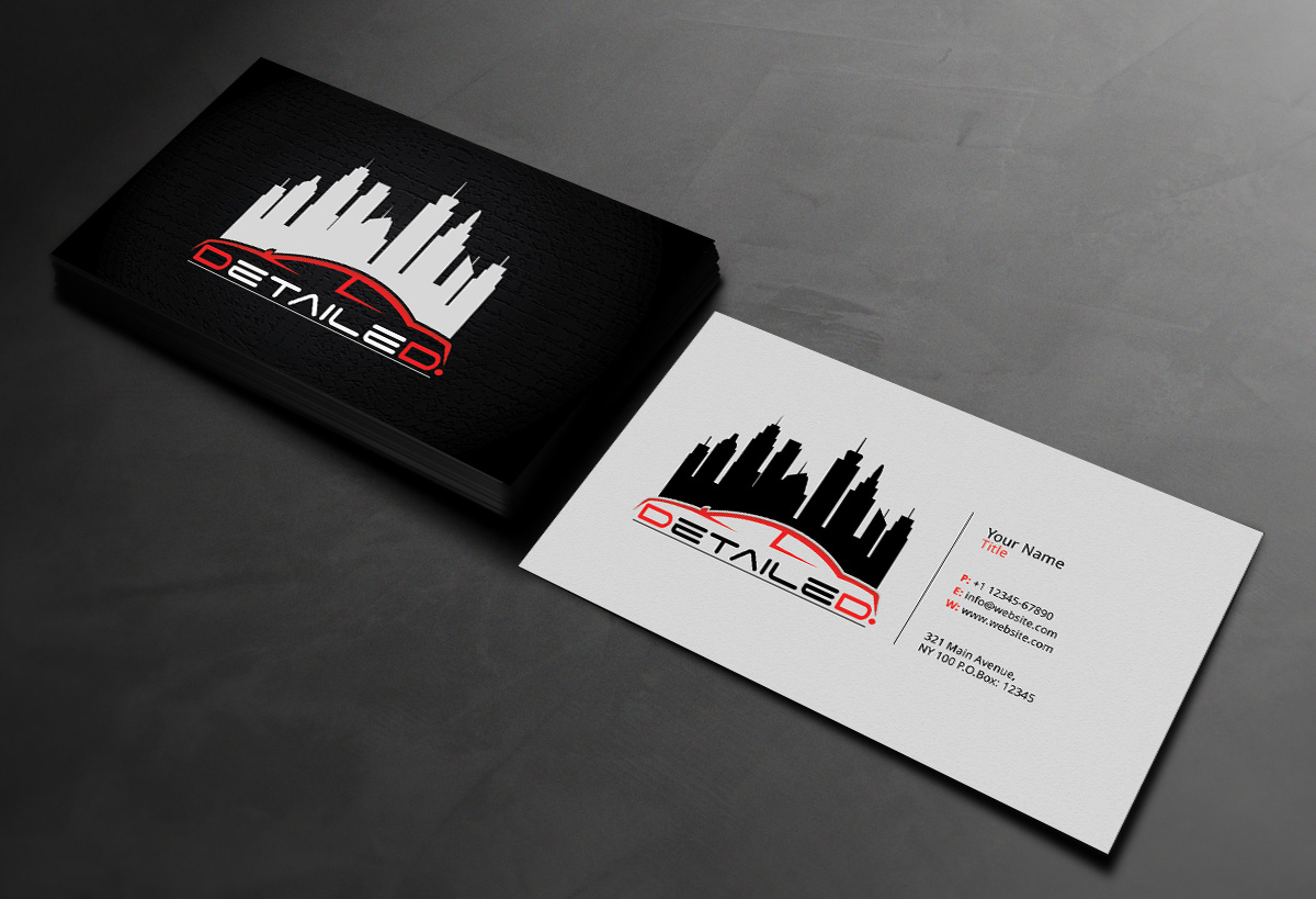 Diseño de Tarjeta de Presentación por DSGrafix para Detailed. | Diseño #2762640