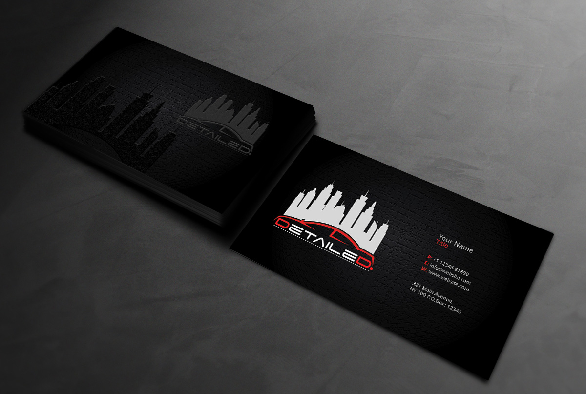Diseño de Tarjeta de Presentación por DSGrafix para Detailed. | Diseño #2762641