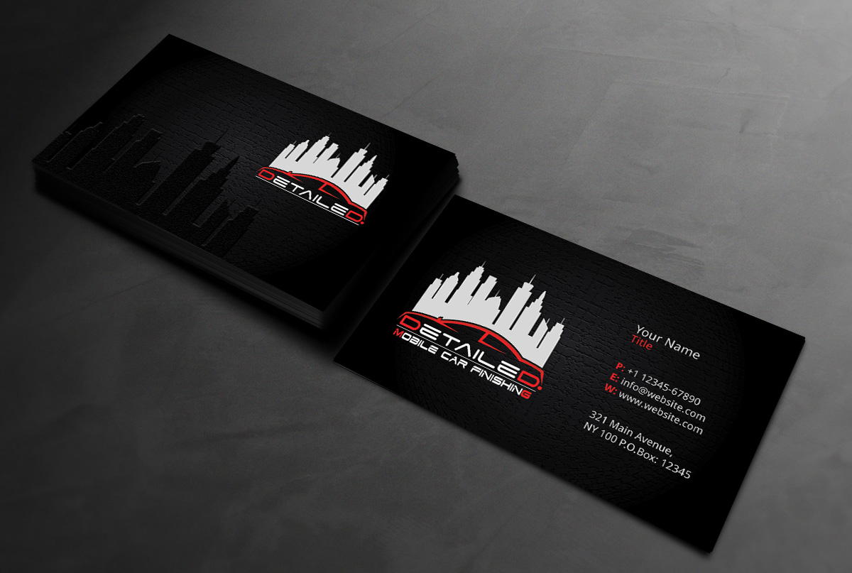 Diseño de Tarjeta de Presentación por DSGrafix para Detailed. | Diseño #2797100