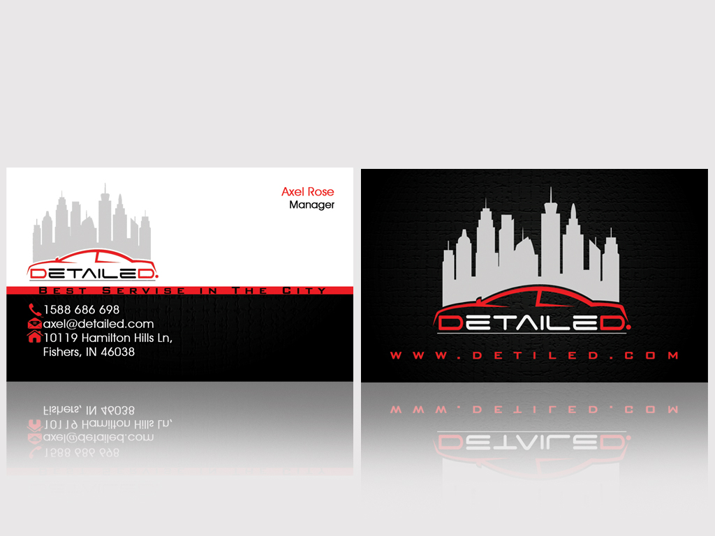Visitenkarten-Design von Hardcore Design für Detailed. | Design #2824786