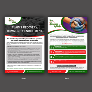 Wellness Wishes One Page/2 Side Brochure | Diseño de Brochure por Schöpfer