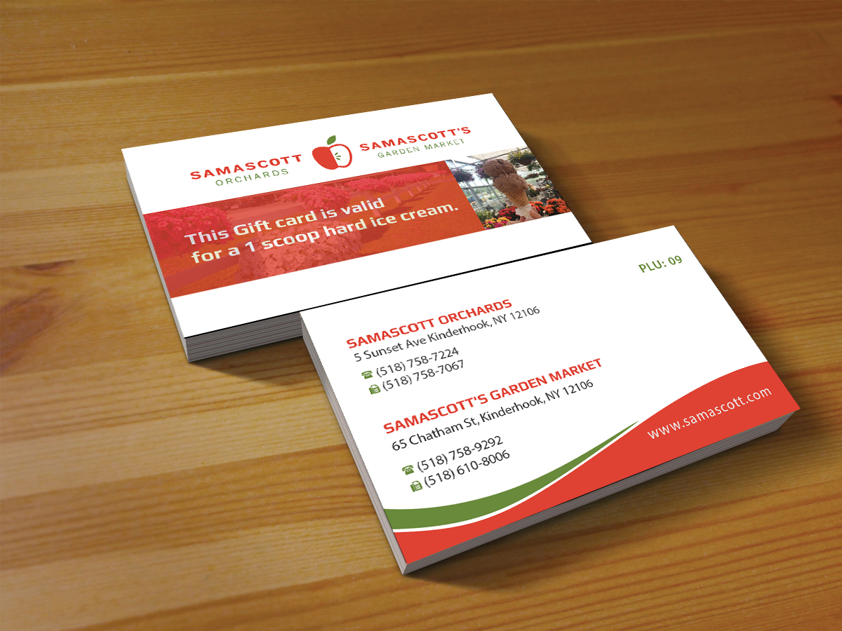 Business Card Design by Creations Box 2015 for Samascott's Garden Market | Design #17851640