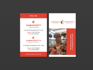 Business Card Design by Creations Box 2015 for Samascott's Garden Market | Design: #17852678