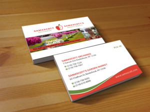 Business Card Design by Creations Box 2015 for Samascott's Garden Market | Design: #17852680