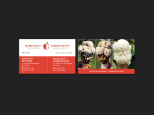 Business Card Design by Creations Box 2015 for Samascott's Garden Market | Design: #17852685
