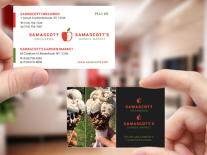 Business Card Design by Creations Box 2015 for Samascott's Garden Market | Design: #17852686
