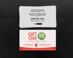 Business Card Design by chandrayaan.creative for Samascott's Garden Market | Design: #17847548