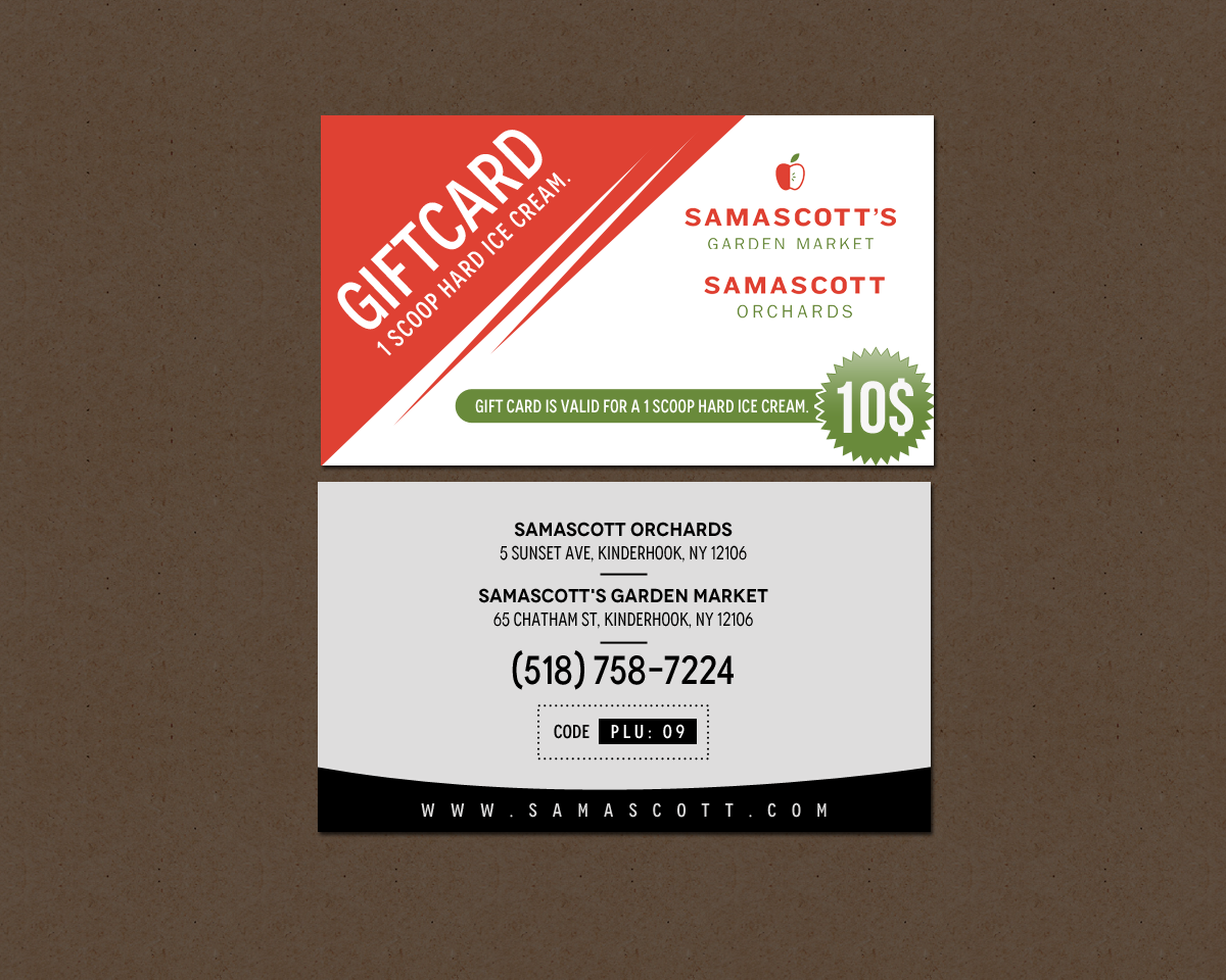 Business Card Design by chandrayaan.creative for Samascott's Garden Market | Design #17849666