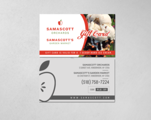 Business Card Design by chandrayaan.creative for Samascott's Garden Market | Design: #17879458