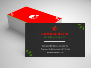 Business Card Design by Bilalshafique700 for Samascott's Garden Market | Design: #17851232