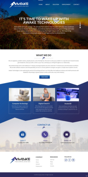 Web Design by pb for this project | Design: #17849615