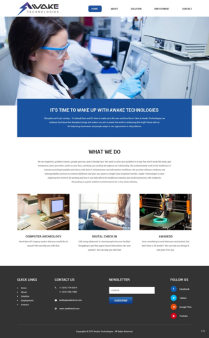 Web Design by pb for this project | Design: #17849621
