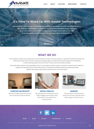 Web Design by pb for this project | Design: #17849624