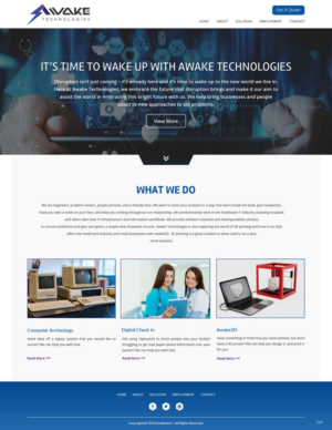 Web Design by pb for this project | Design: #17849625