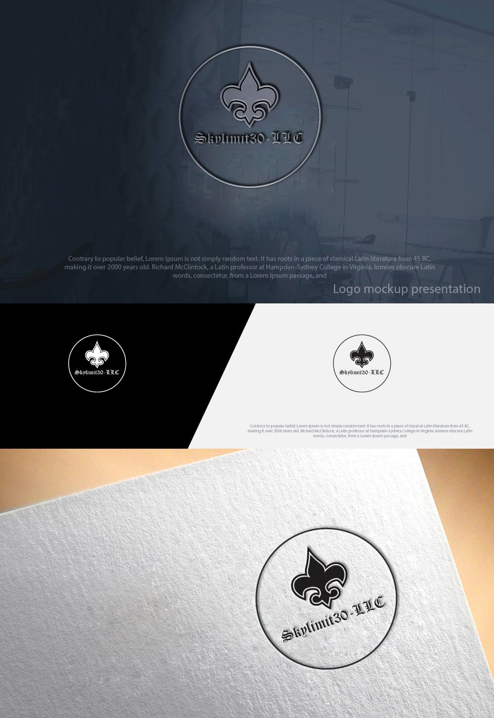 Logo Design by zebronicgraphic for Skylimit30 LLC | Design #17858605