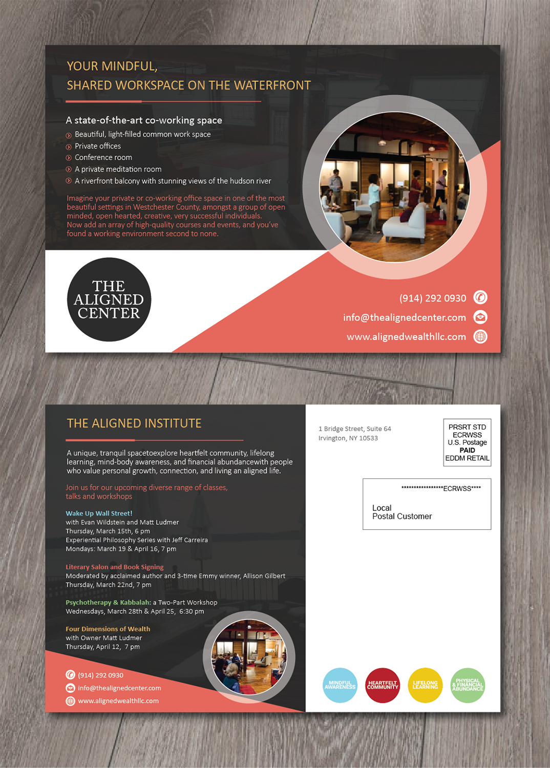 Diseño de Postal por alex989 para The Aligned Center | Diseño #17846695