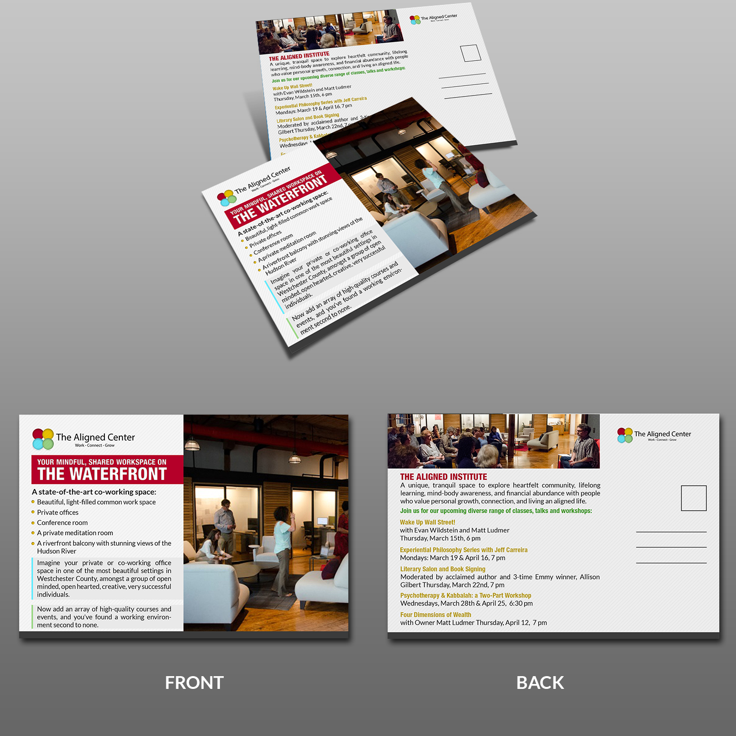 Diseño de Postal por debdesign para The Aligned Center | Diseño #17849999