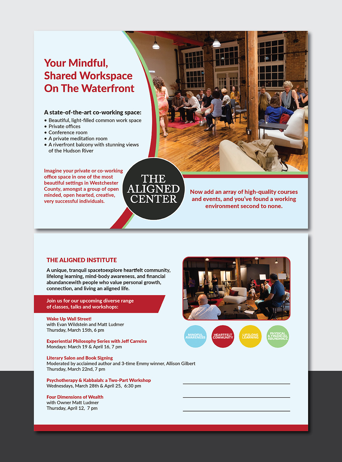 Diseño de Postal por Deziners Zone para The Aligned Center | Diseño #17848383