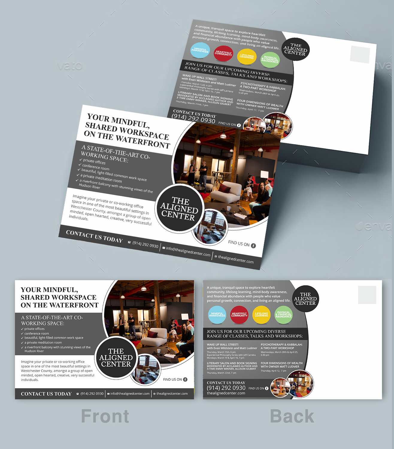 Diseño de Postal por ecorokerz para The Aligned Center | Diseño #17844449