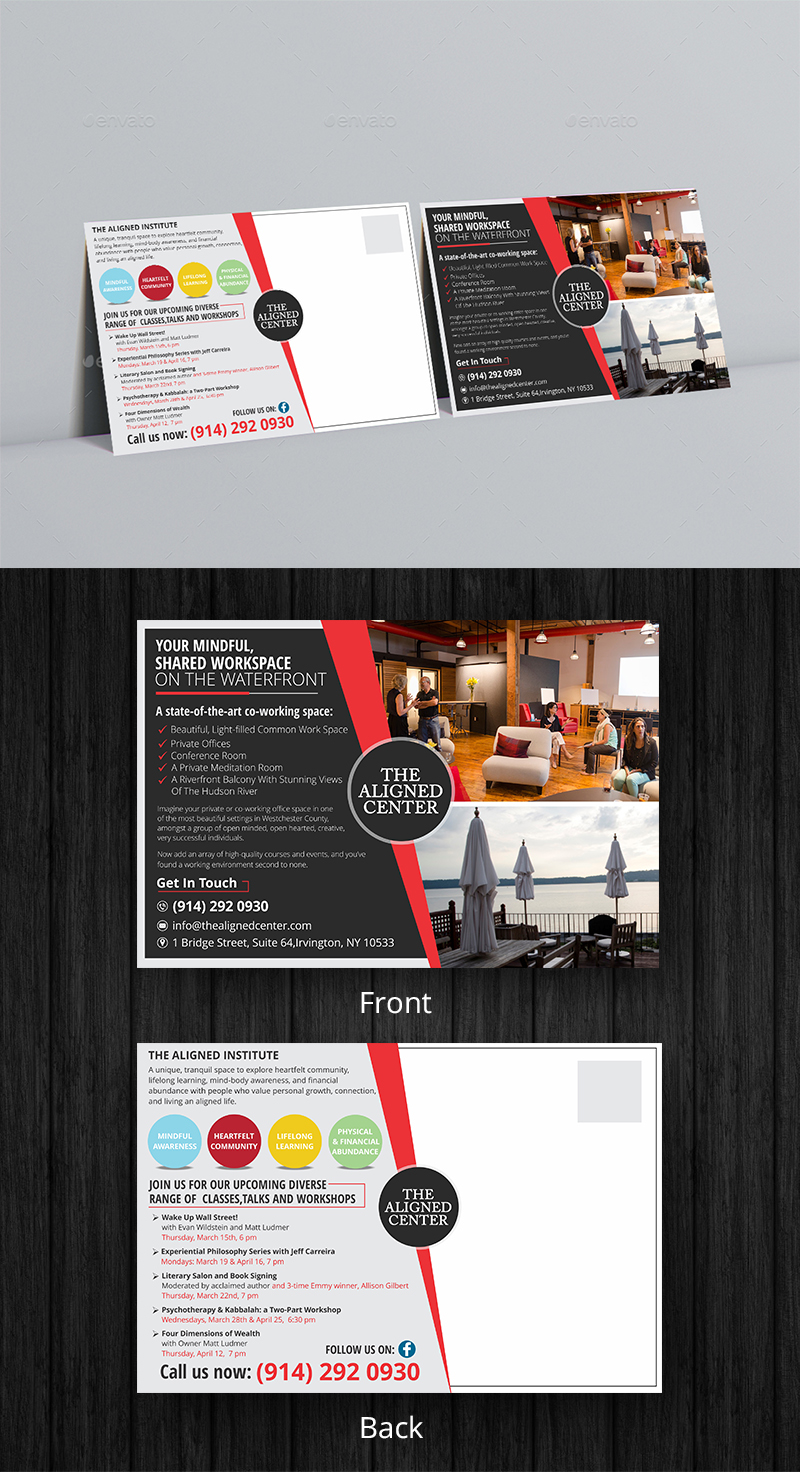 Diseño de Postal por ecorokerz para The Aligned Center | Diseño #17847957