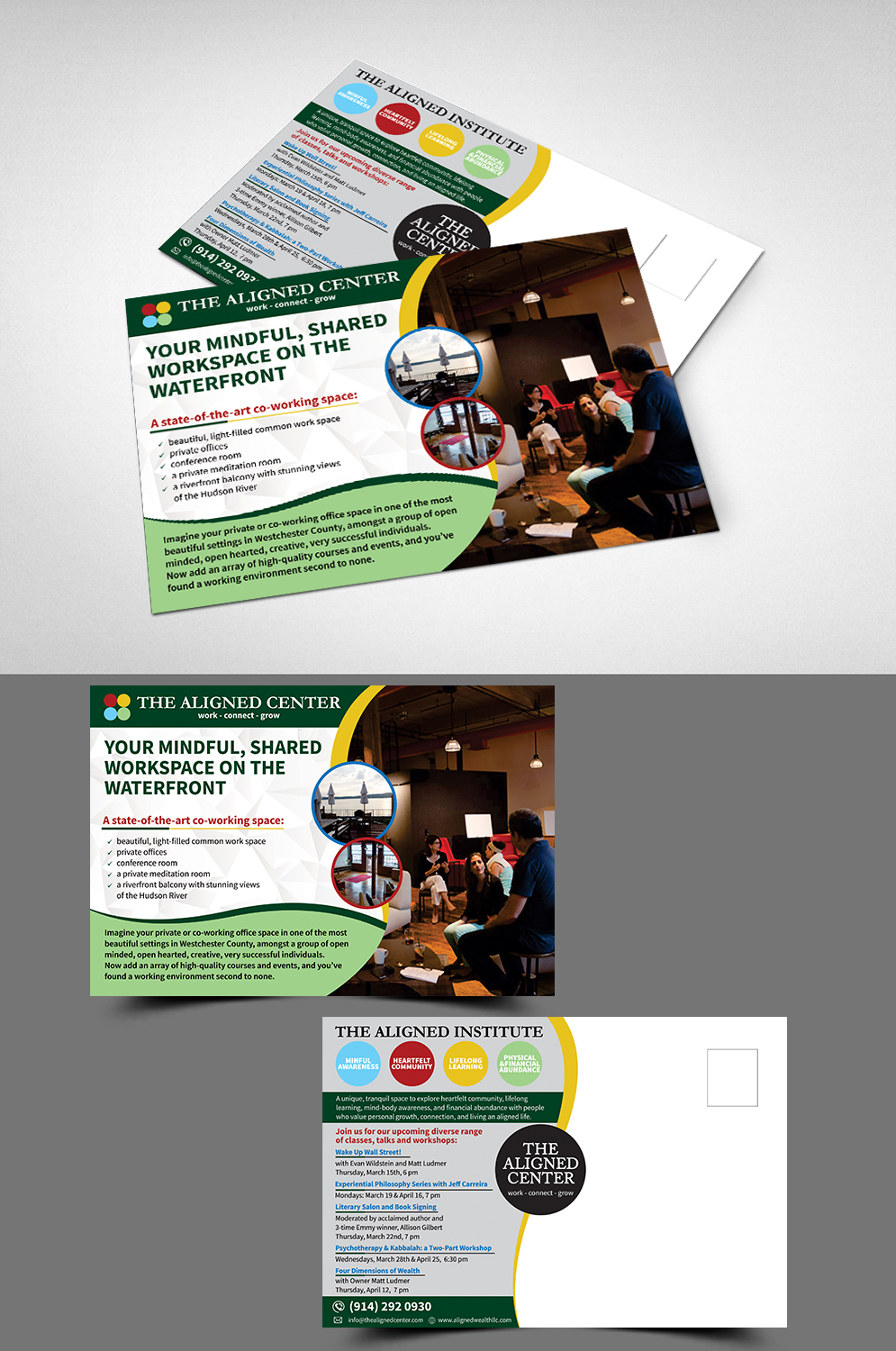 Diseño de Postal por ecorokerz para The Aligned Center | Diseño #17848885