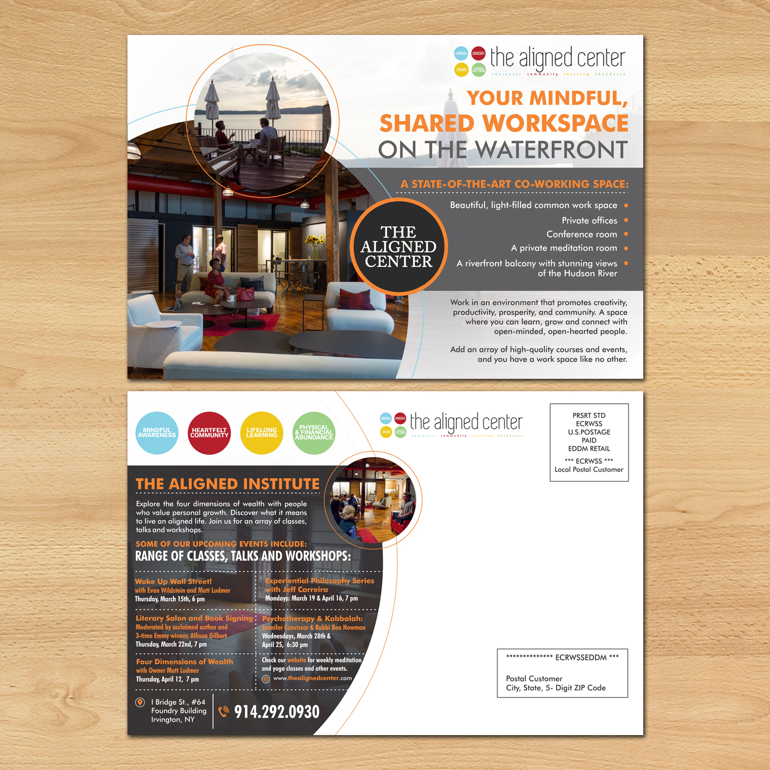 Diseño de Postal por ecorokerz para The Aligned Center | Diseño #17894750