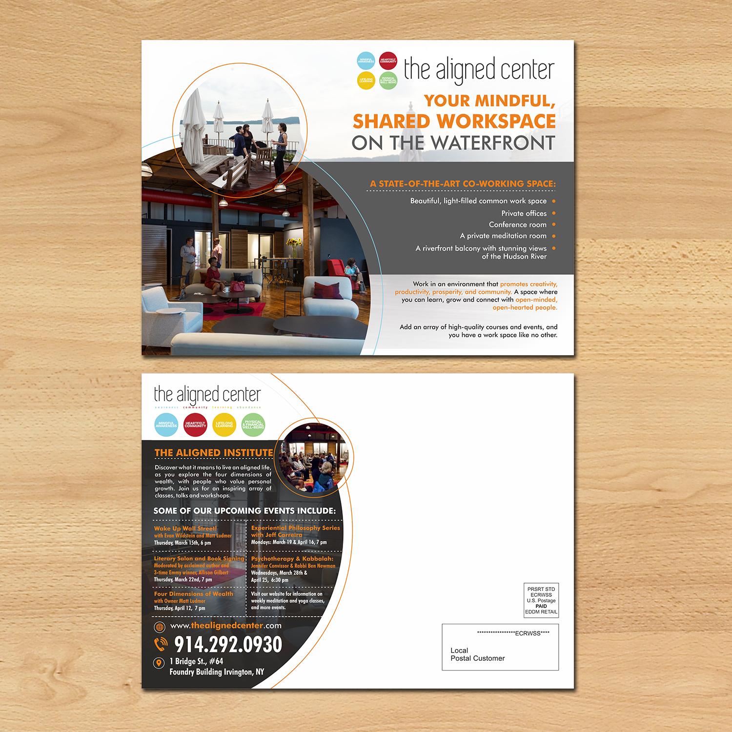 Diseño de Postal por ecorokerz para The Aligned Center | Diseño #17901135