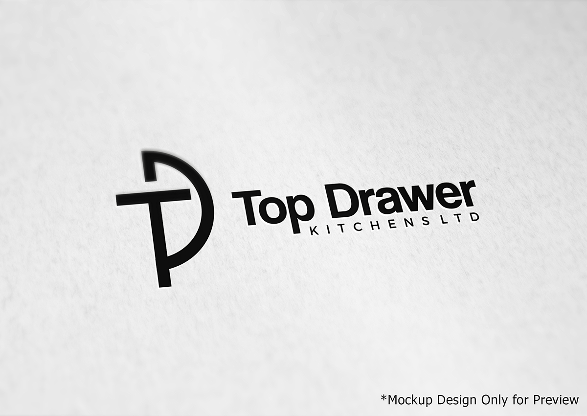 Elegant Playful Manufacture Logo Design For Top Drawer Kitchens