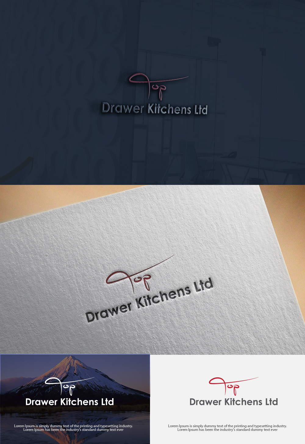 Diseño de Logo por dr ghulam mustafa sahab para Top Drawer Kitchens | Diseño #17842607
