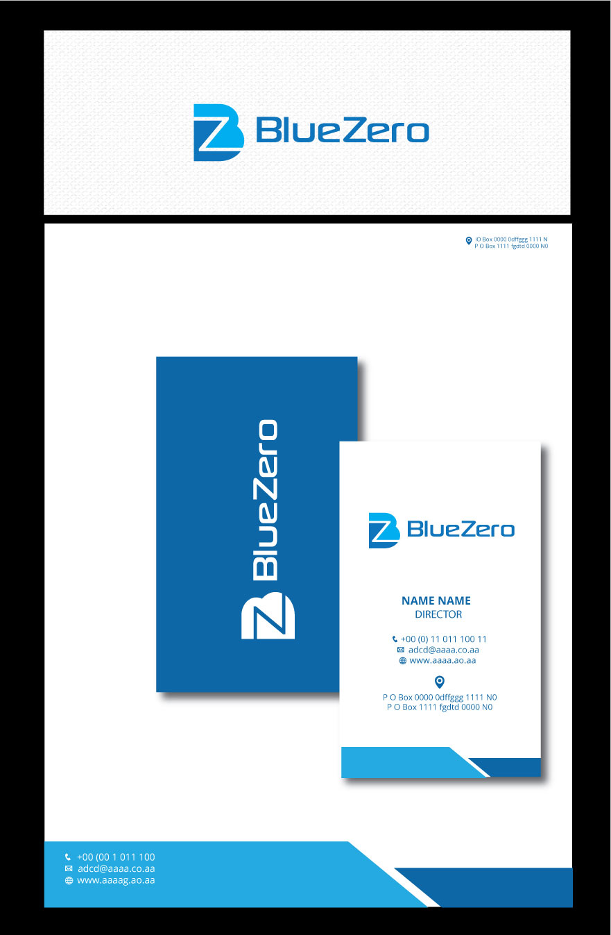 Logo Design by zebronicgraphic for BlueZero, SLU | Design #17852669