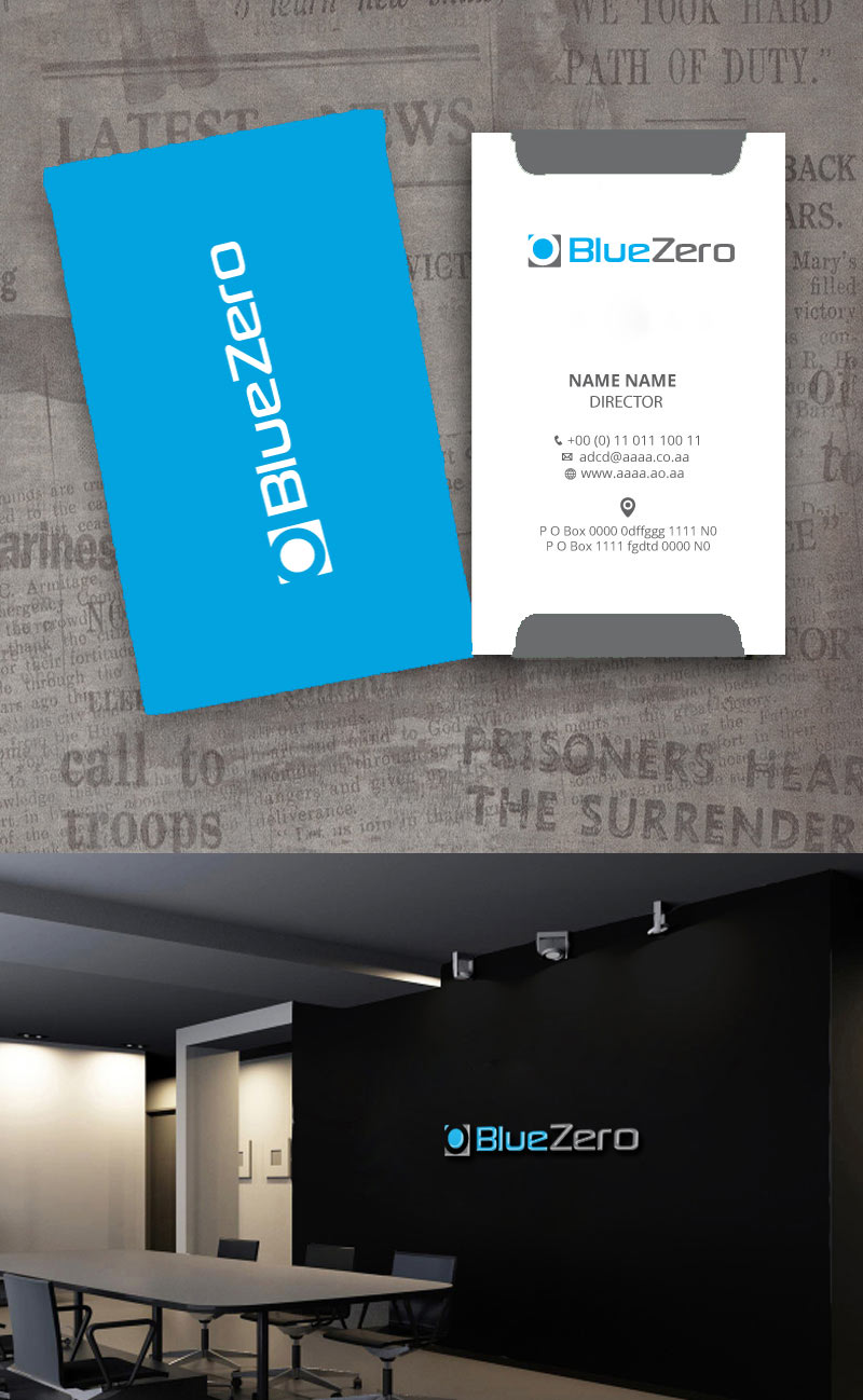 Logo Design by zebronicgraphic for BlueZero, SLU | Design #17852676