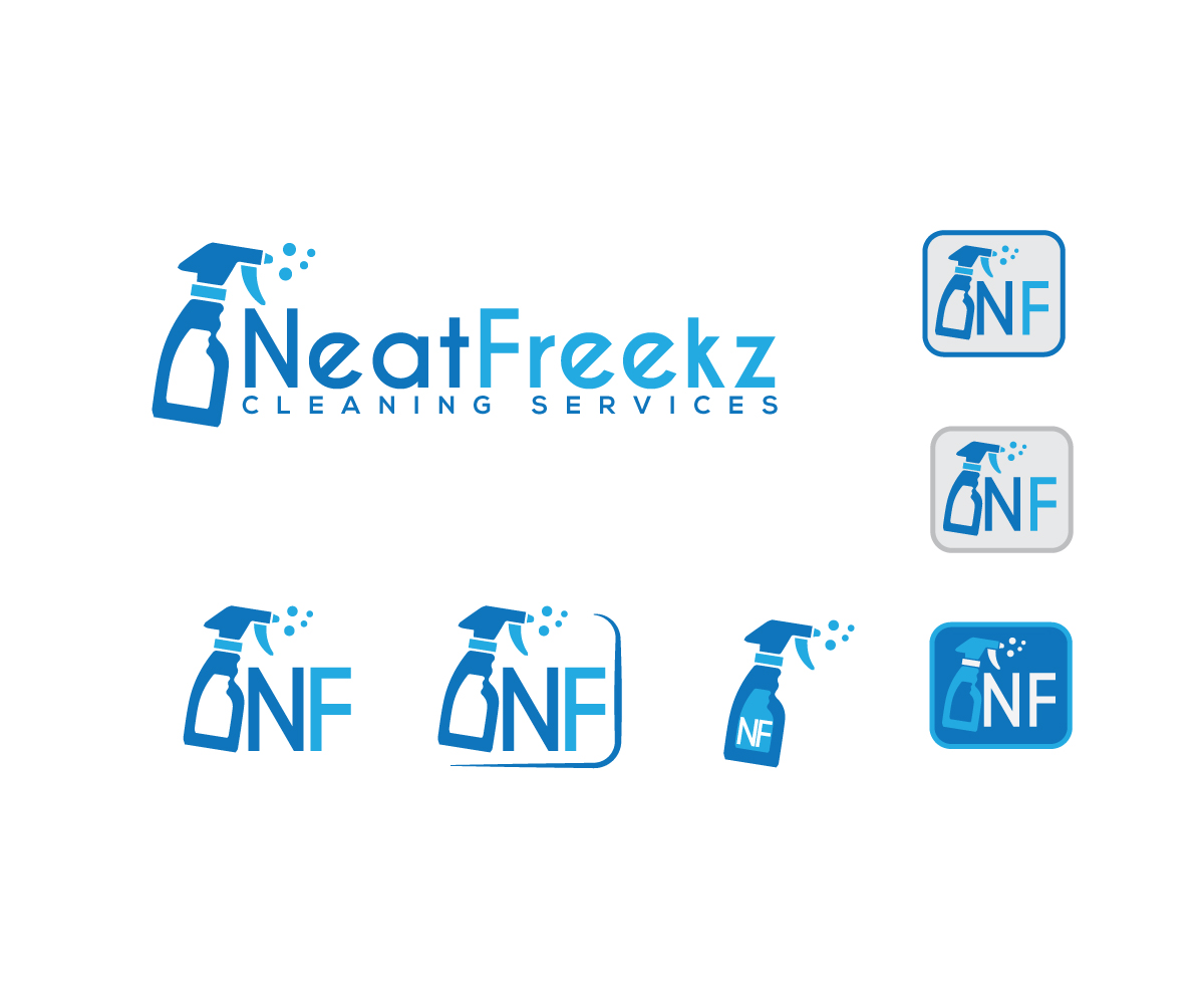Logo Design by marktirumph555 for Neat Freekz Cleaning Service | Design: #17933326