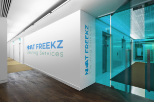 Logo Design by A 8 for Neat Freekz Cleaning Service | Design: #17943407
