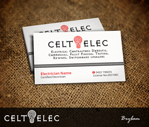 Visitenkarten-Design von Nelsur für CELT ELEC | Design: #2757914