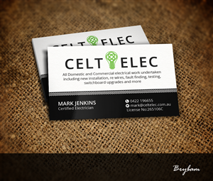 Visitenkarten-Design von Nelsur für CELT ELEC | Design: #2776896
