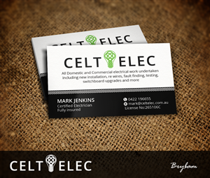 CELT ELEC | Diseño de Tarjeta de Presentación por Nelsur