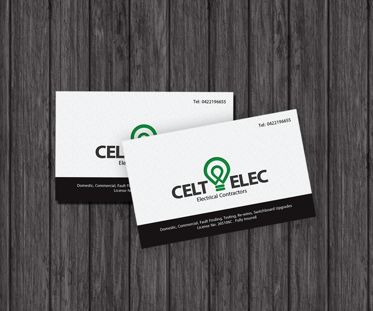 Diseño de Tarjeta de Presentación por Habeeb Muhammad para CELT ELEC | Diseño #2766953