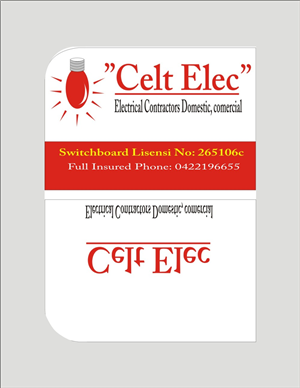Visitenkarten-Design von purnomo für CELT ELEC | Design: #2771657