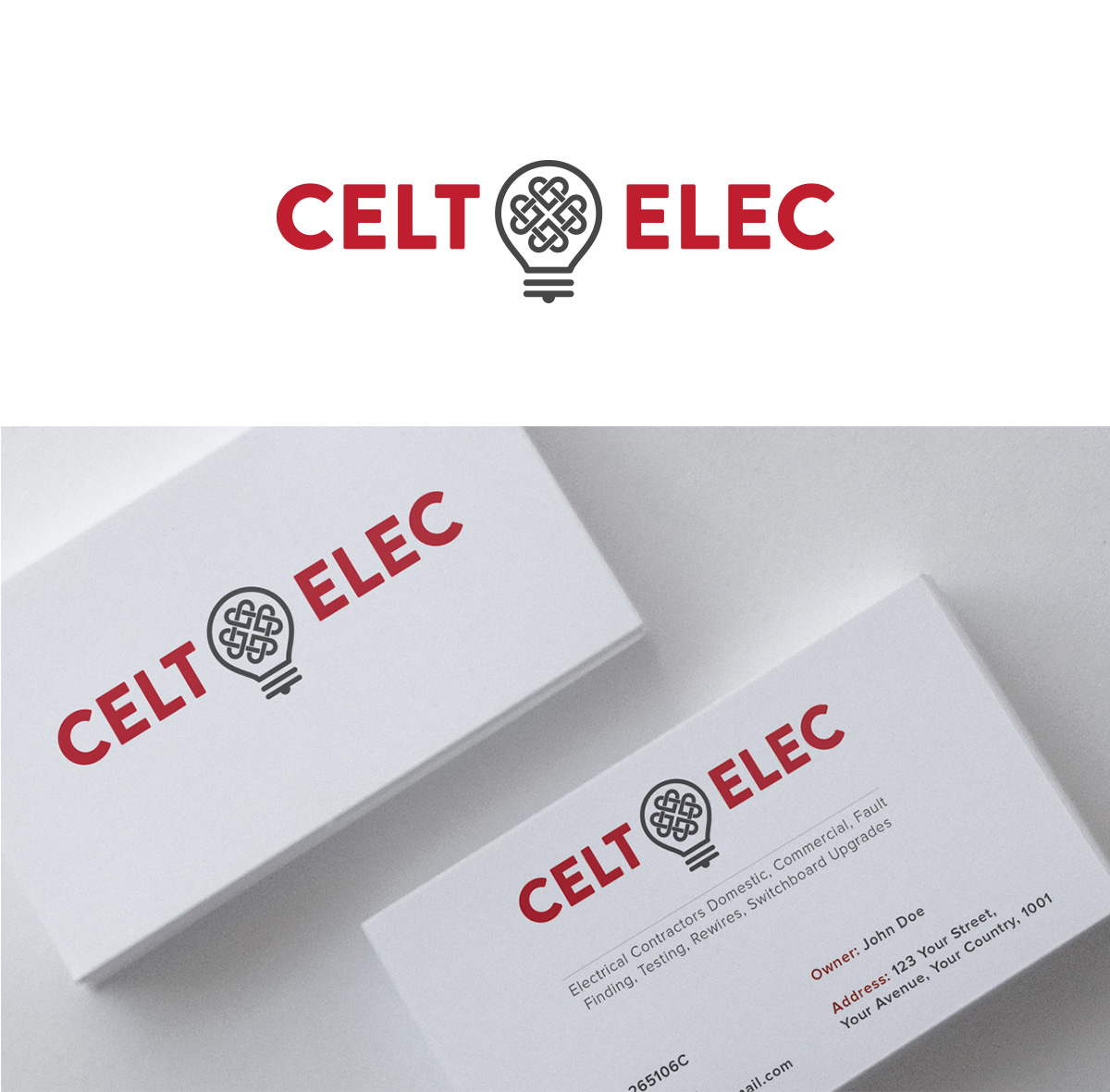 Business Card Design by Emmanuel for CELT ELEC | Design #2761517